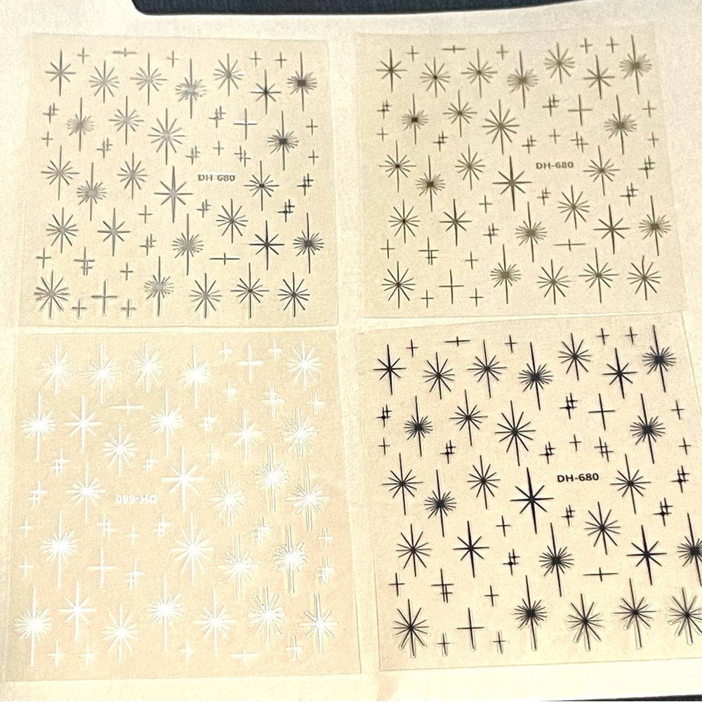 Starry Nail Art Stickers - Picture 2 of 6